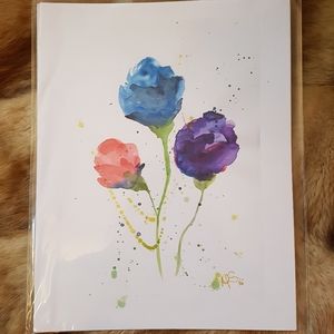New watercolor art print